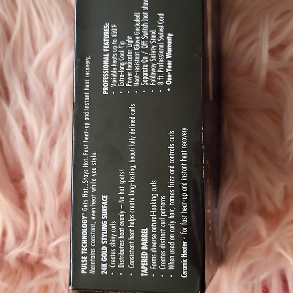 New Listing!! Brand New HOT TOOLS 24K GOLD TAPERED CURLING IRON- 1/2-1" - Picture 4 of 4